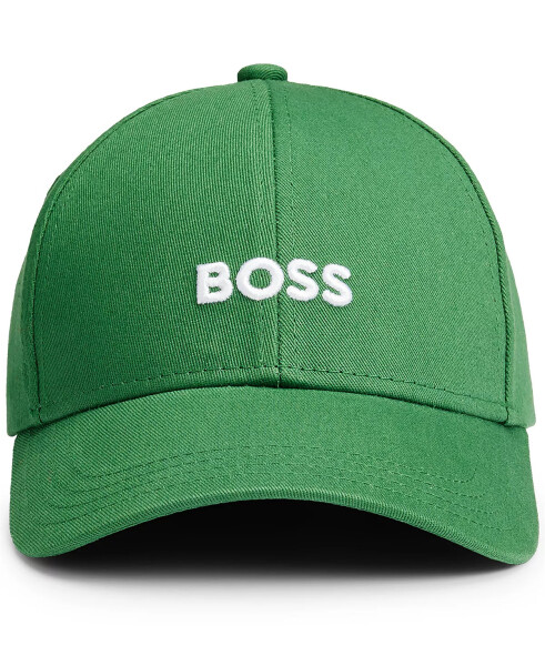 Men's Embroidered Logo Cap Open Green - 3