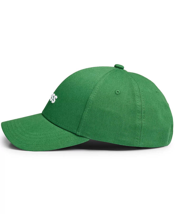 Men's Embroidered Logo Cap Open Green - 4