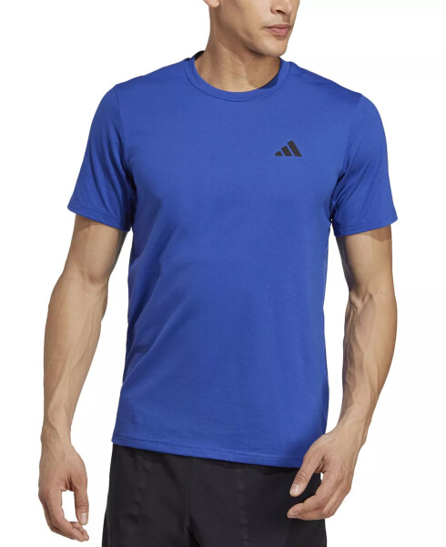 Men's Essentials Feel Ready Logo Training T-Shirt Lucid Blue - 1