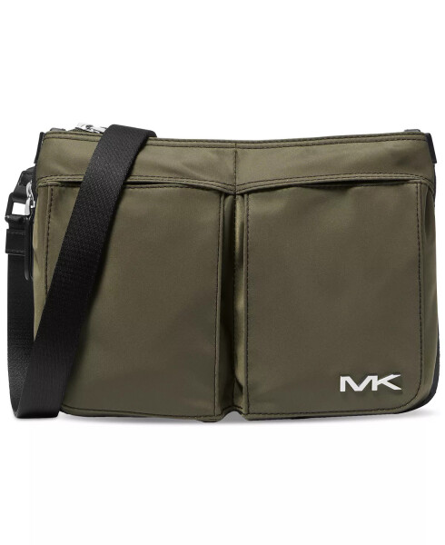 Men's Expandable Logo Crossbody Bag Olive - 1