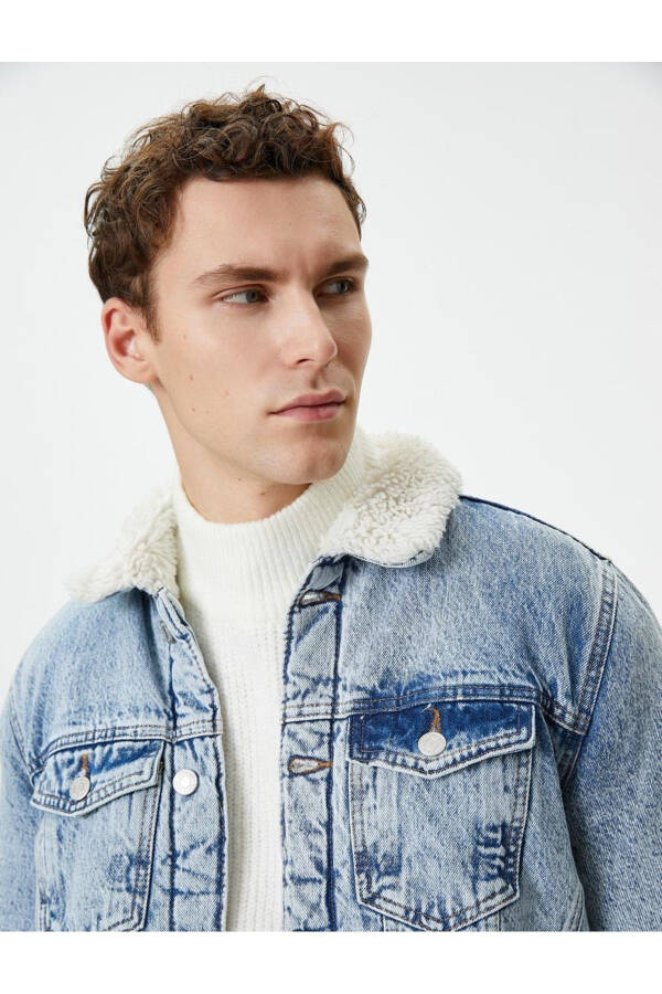 Men's Faux Fur Jacket - 1