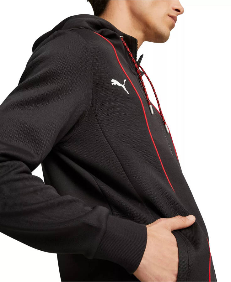 Men's Ferrari Race HDD Sweat Jacket Puma Black-aop - 3