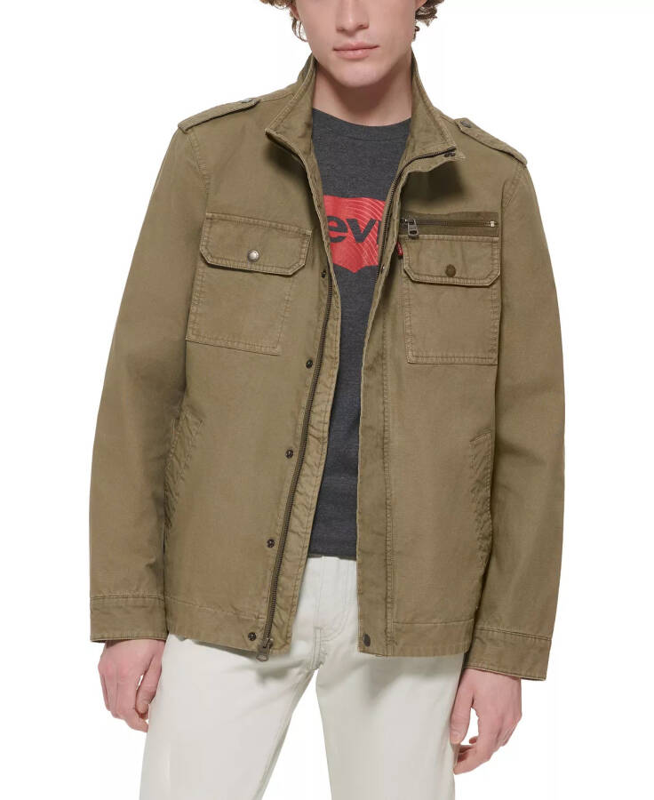 Men's Field Jacket Light Olive - 1