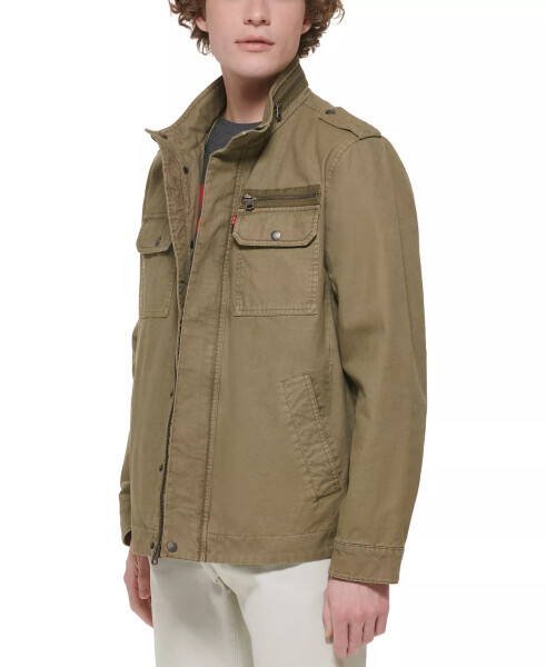 Men's Field Jacket Light Olive - 3