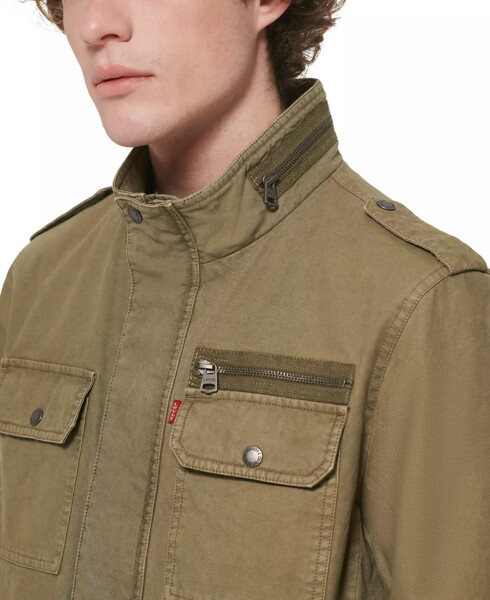 Men's Field Jacket Light Olive - 4