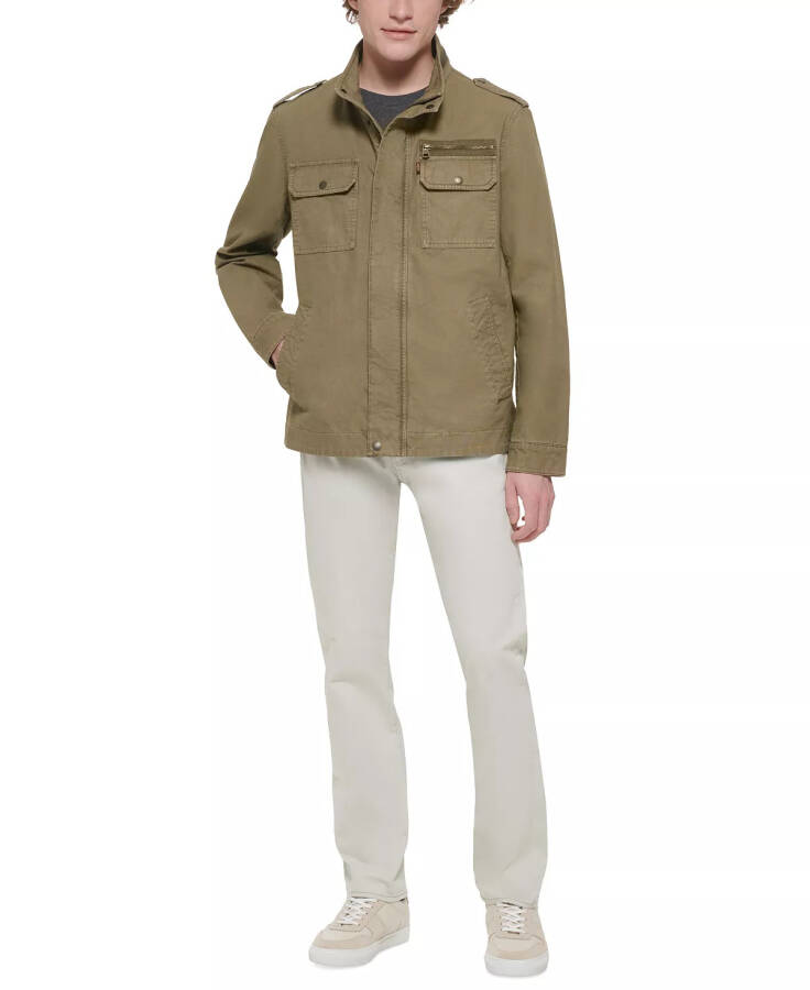 Men's Field Jacket Light Olive - 7