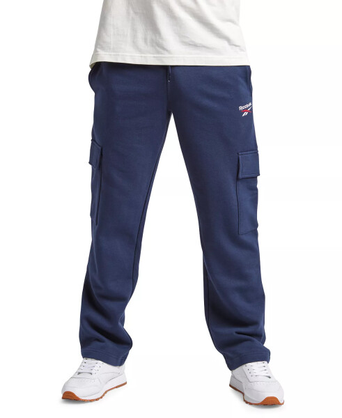 Men's Fleece Cargo Pants Vector Navy - 9