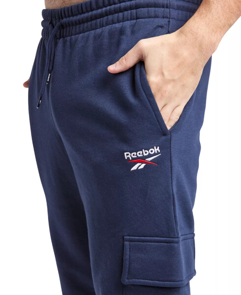 Men's Fleece Cargo Pants Vector Navy - 11