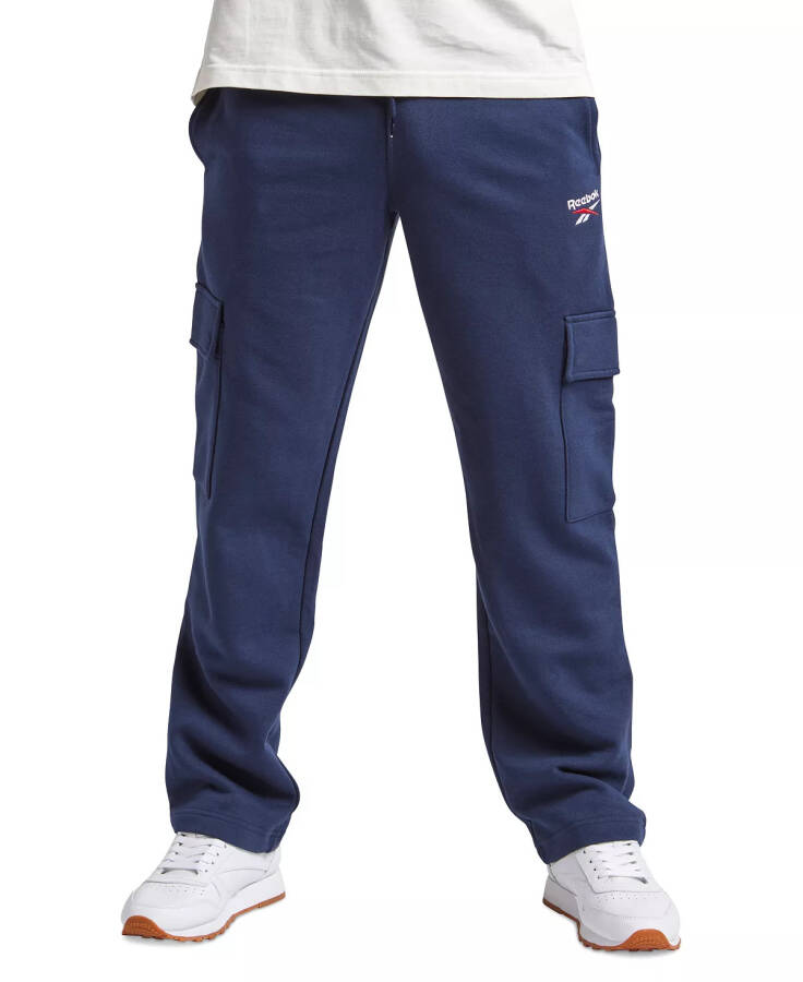 Men's Fleece Cargo Pants Vector Navy - 13