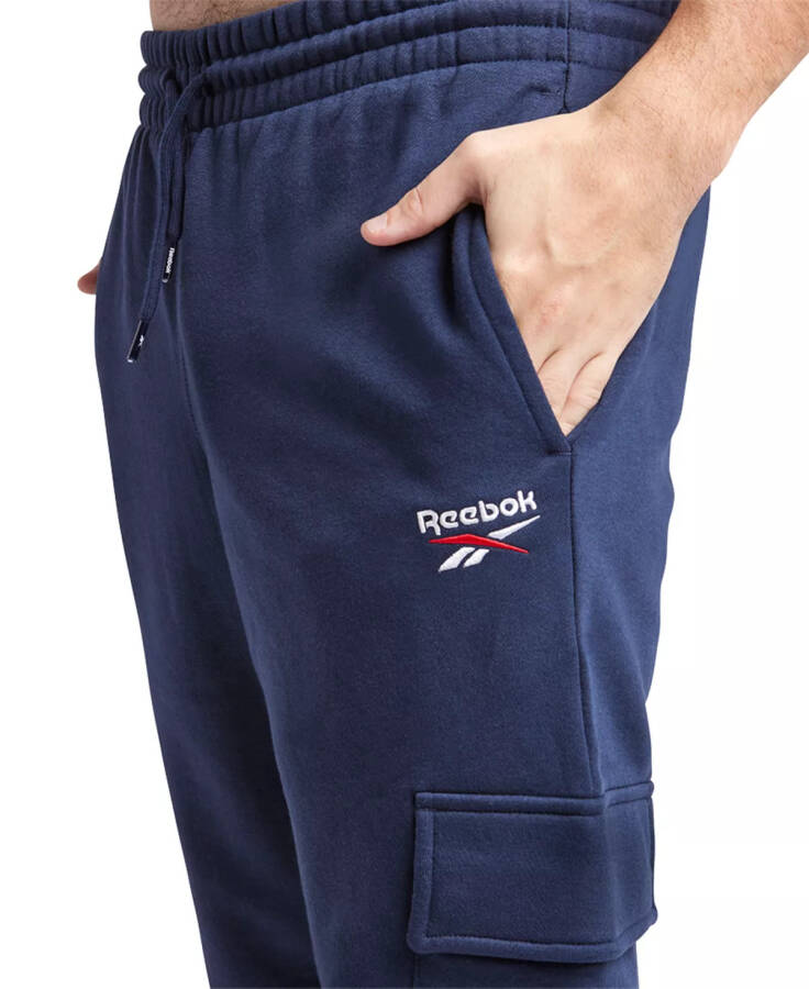 Men's Fleece Cargo Pants Vector Navy - 15