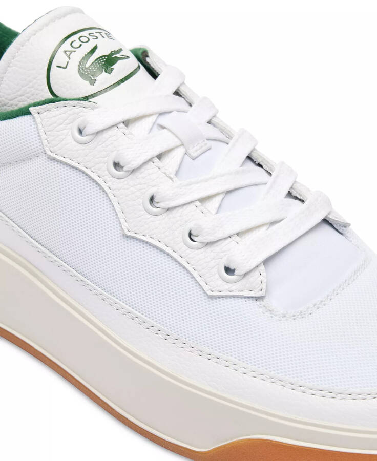 Men's G80 Club Lace-Up Court Sneakers White/Green - 5