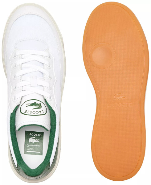 Men's G80 Club Lace-Up Court Sneakers White/Green - 6