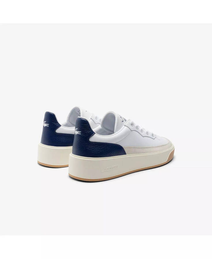 Men's G80 Club Lace-Up Court Sneakers White/Navy - 3