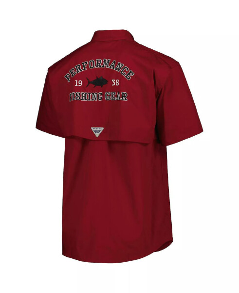 Men's Garnet South Carolina Gamecocks Bonehead Button-Up Shirt Garnet - 4