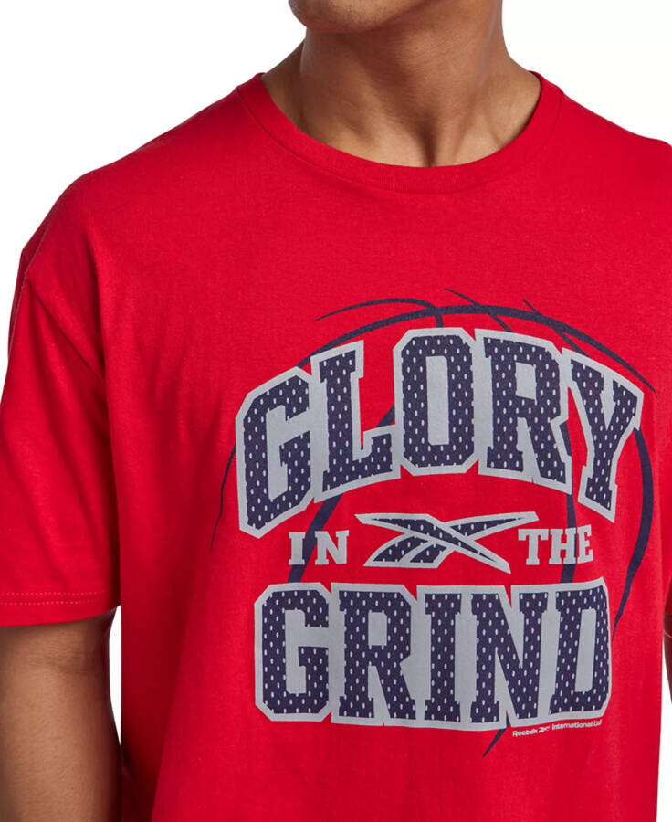 Men's Glory Grind Logo Graphic T-Shirt Red - 3