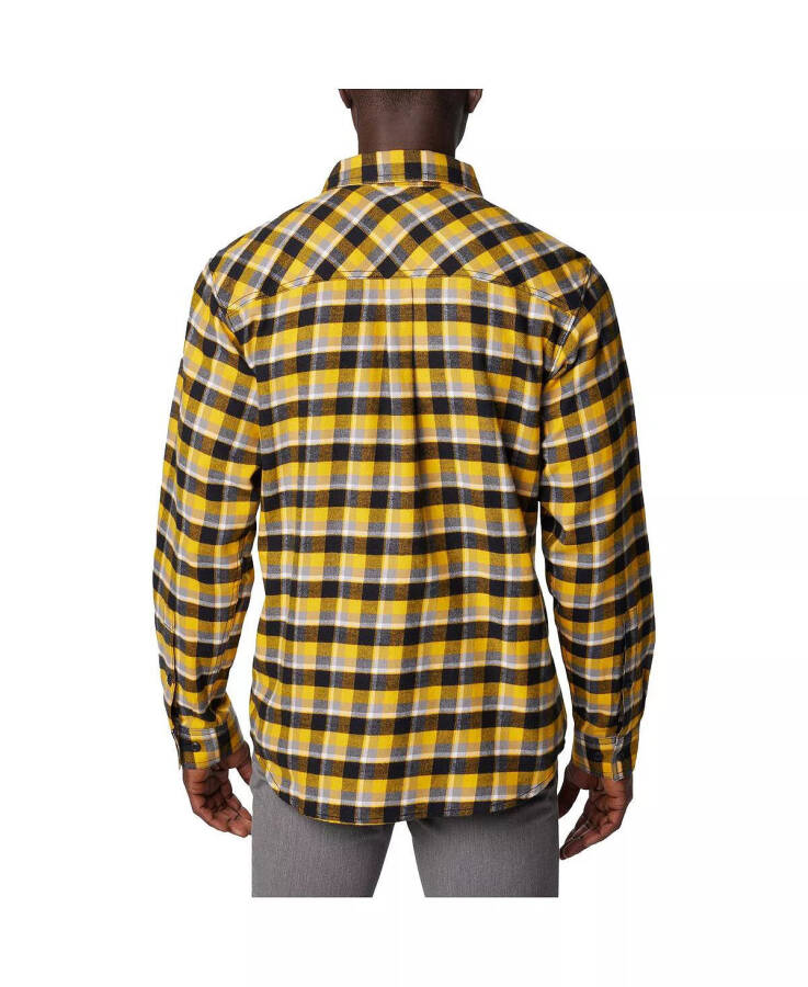 Men's Gold Iowa Hawkeyes Flare Gun Flannel Long Sleeve Shirt Gold - 3