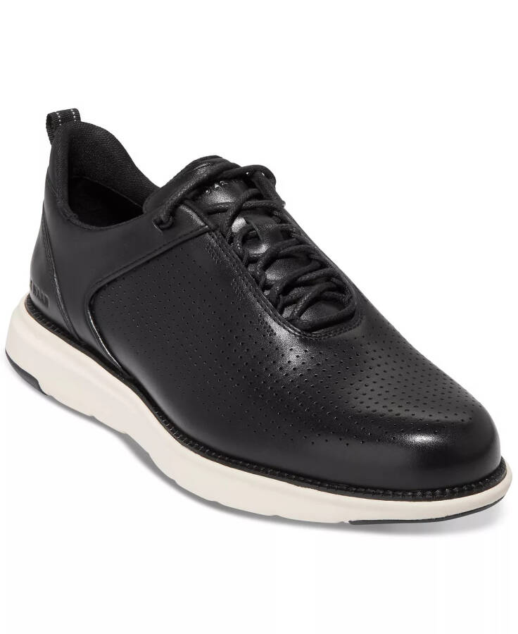 Men's Grand Atlantic Textured Sneaker Black/black/ivory - 1