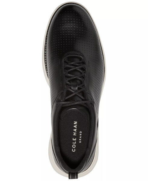 Men's Grand Atlantic Textured Sneaker Black/black/ivory - 4