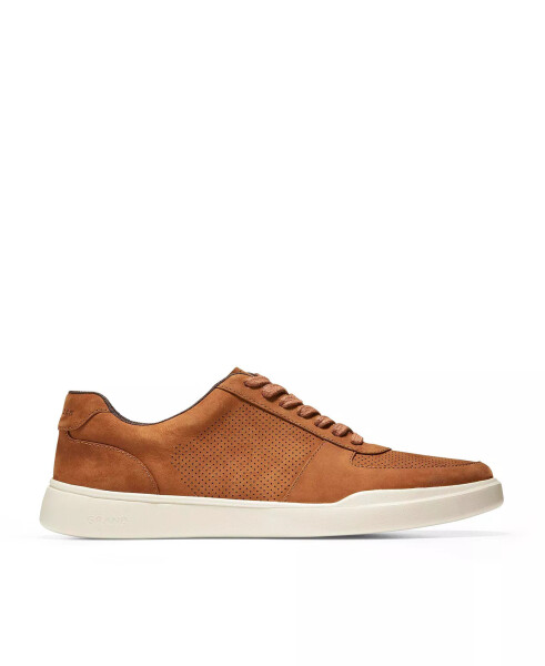 Men's Grand Crosscourt Modern Perf Sneaker British Tan - 4