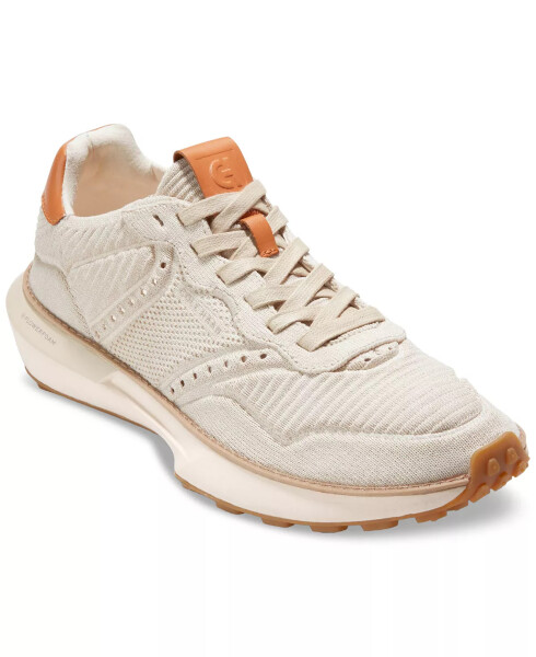 Men's GrandPrø Ashland Stitchlite™ Lace-Up Sneakers Silver Lining/natural Tan/ivory - 1