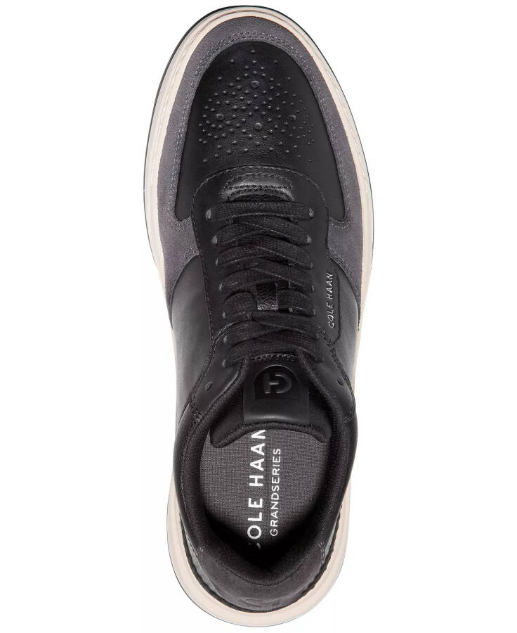 Men's GrandPro Crossover Sneakers Black Leather - 4