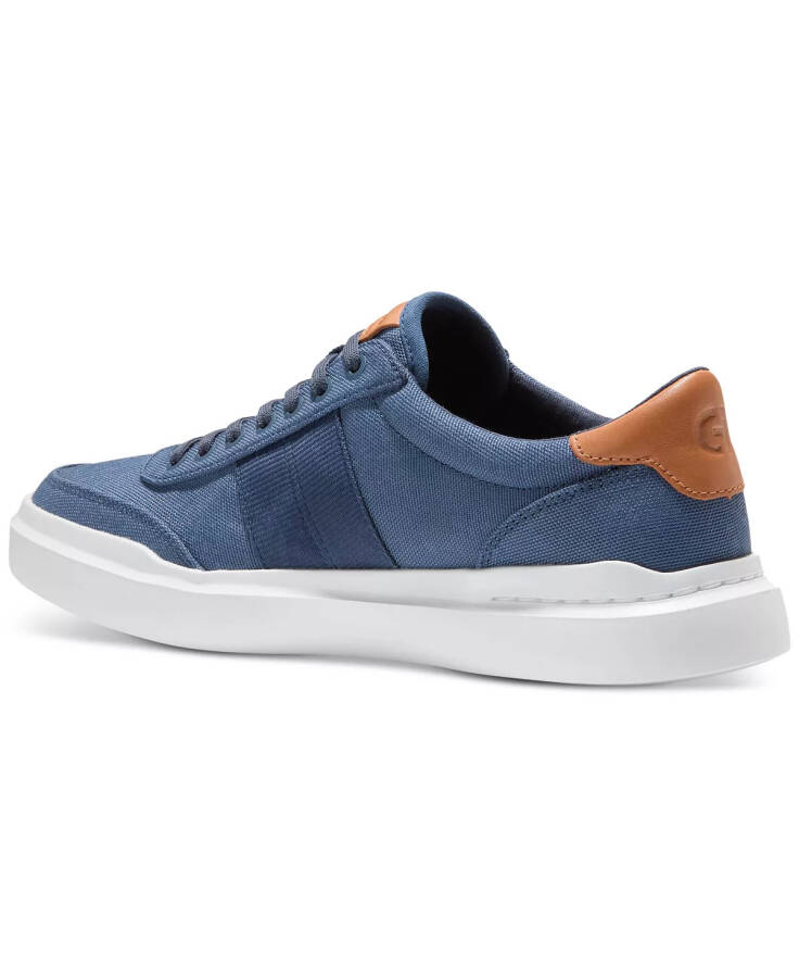 Men's GrandPrø Rally Canvas II Lace-Up Court Sneakers Vintage Indigo - 4