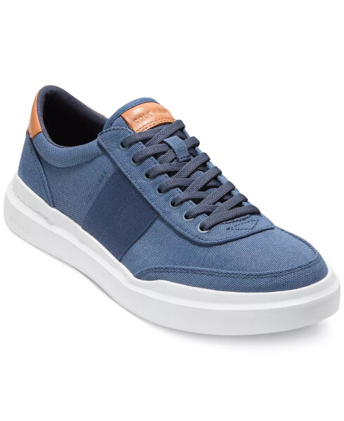 Men's GrandPrø Rally Canvas II Lace-Up Court Sneakers Vintage Indigo - 5