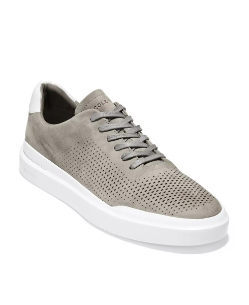 Men's GrandPro Rally Laser Cut Perforated Sneakers Ironstone - 1