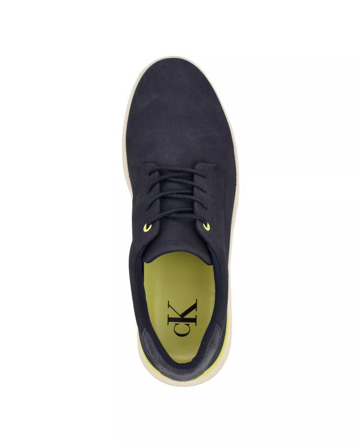 Men's Gravin Round Toe Lace-Up Sneakers Dark Blue - 4