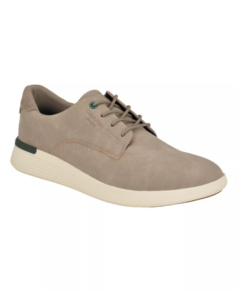 Men's Gravin Round Toe Lace-Up Sneakers Taupe - 1