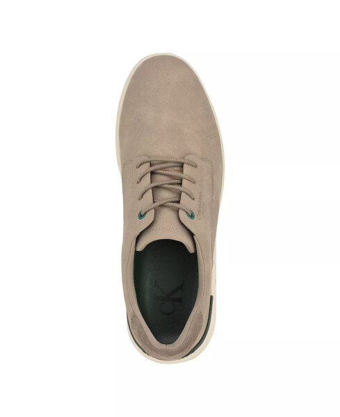 Men's Gravin Round Toe Lace-Up Sneakers Taupe - 4