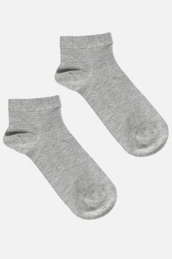 Men's Gray Bamboo Slipper Socks B008556 - 2