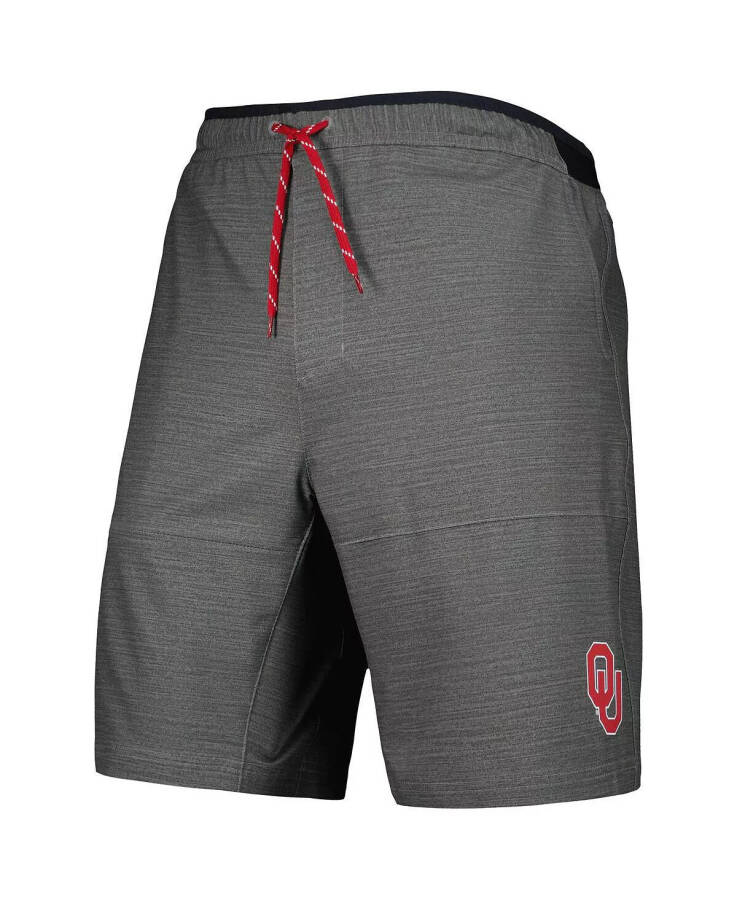 Men's Gray Oklahoma Sooners Twisted Creek Omni-Shield Shorts Gray - 3