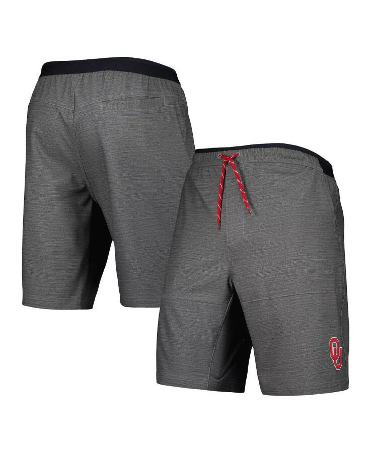 Men's Gray Oklahoma Sooners Twisted Creek Omni-Shield Shorts Gray - 1