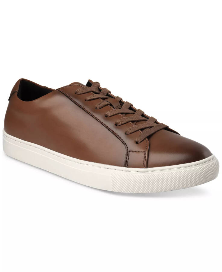 Men's Grayson Lace-Up Sneakers, Created for Modazone Tan w/ White - 1