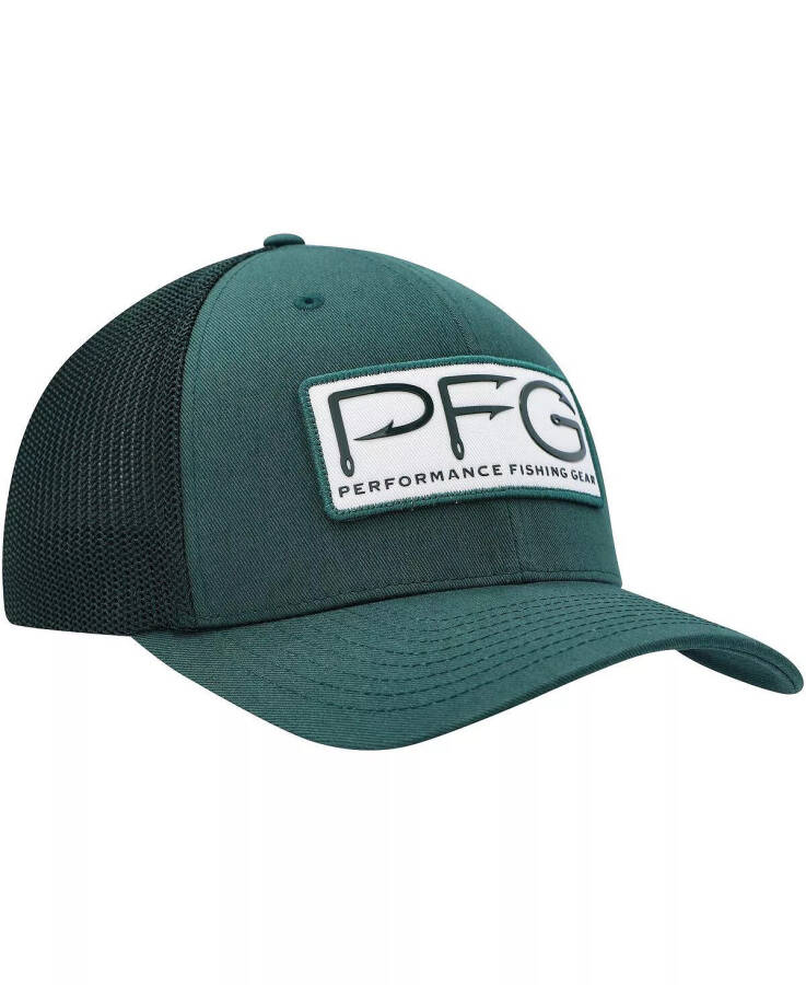 Men's Green Michigan State Spartans PFG Hooks Flex Hat Green - 3