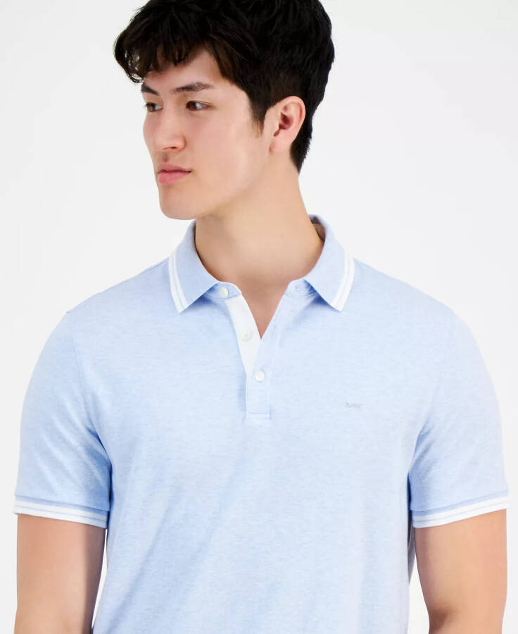 Men's Greenwich Polo Shirt Pastel Blue - 3