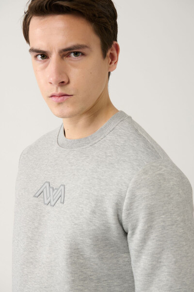 Men's Grey Sweatshirt - 3