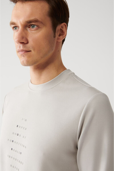 Men's Grey Sweatshirt - 7