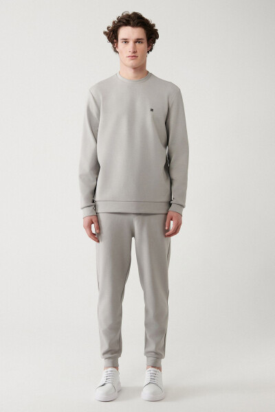 Men's Grey Sweatshirt - 5