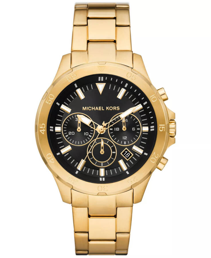 Men's Greyson Chronograph Gold-Tone Stainless Steel Watch 43mm Gold-Tone - 1