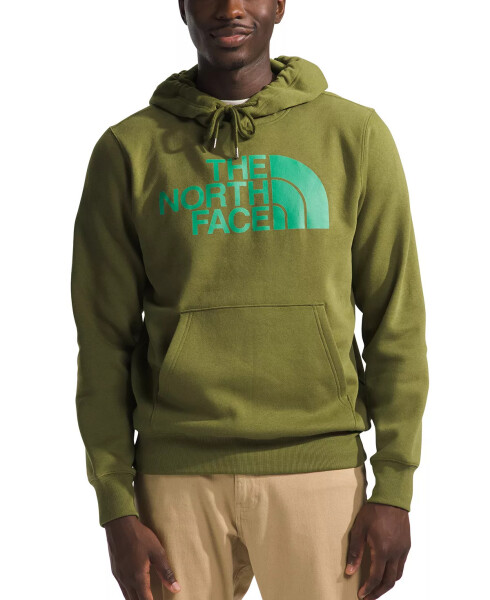 Men's Half Dome Logo Hoodie Forest Olive - 1