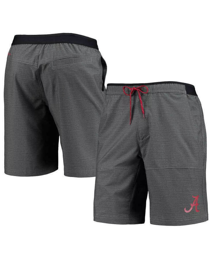 Men's Heathered Gray Alabama Crimson Tide Twisted Creek Omni-Shield Shorts Heathered Gray - 1