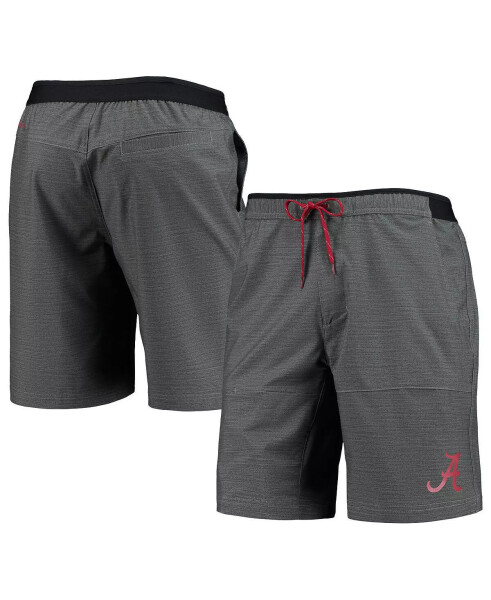 Men's Heathered Gray Alabama Crimson Tide Twisted Creek Omni-Shield Shorts Heathered Gray - 2