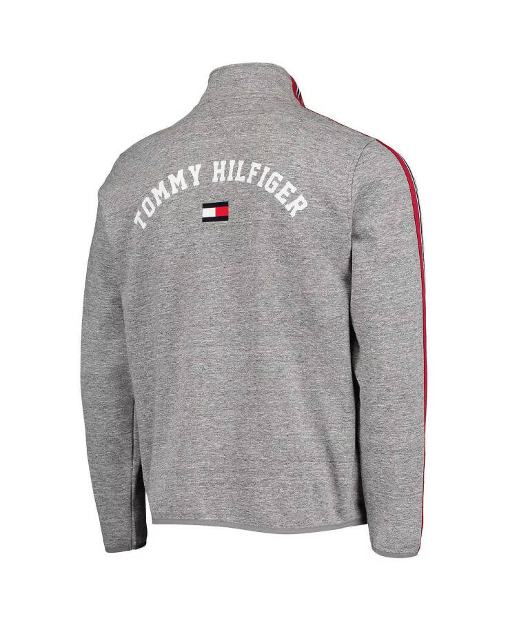 Men's Heathered Gray Arizona Cardinals Mario Quarter-Zip Jacket - 4