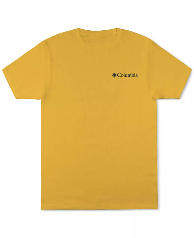 Men's Heaven Explore Outdoors Graphic T-Shirt Mustard - 2