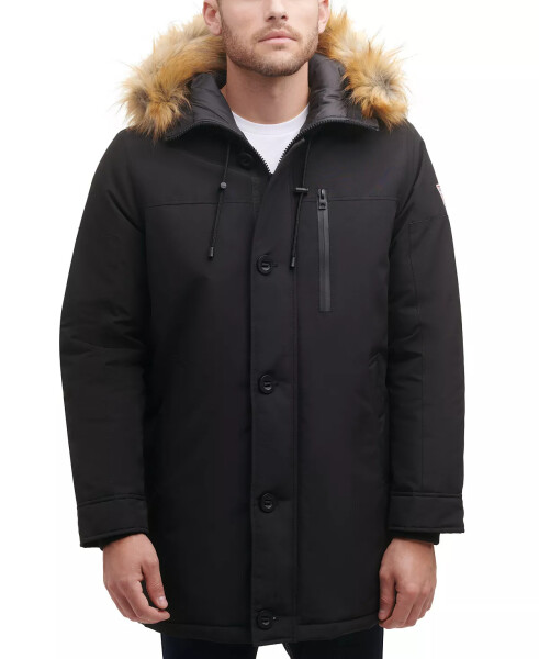 Men's Heavy Weight Parka Jet Black - 1