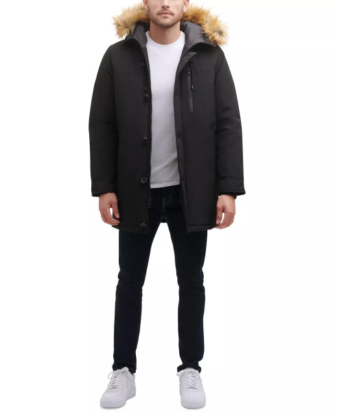 Men's Heavy Weight Parka Jet Black - 5