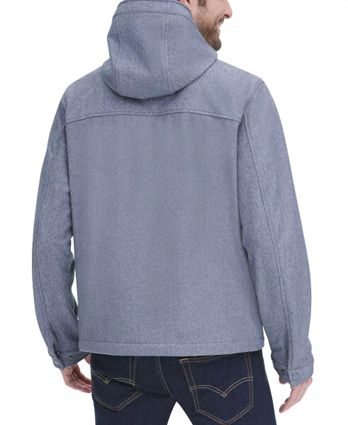 Men's Hooded Soft-Shell Jacket, Created for Macy's Heather Grey - 6