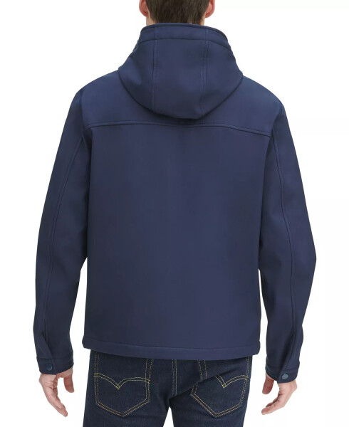 Men's Hooded Soft-Shell Jacket, Created for Macy's Night Sky - 4